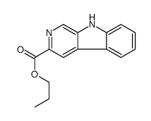 β-咔啉-3-羧酸丙酯结构式