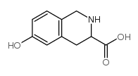 1,2,3,4-四氢-6-羟基异喹啉-3-羧酸结构式