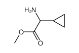 甲基 2-氨基-2-环丙基醋酸盐结构式
