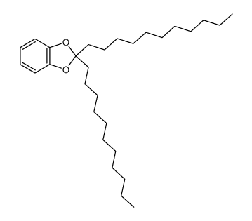 2,2-diundecyl-1,3-benzodioxole结构式