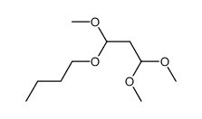 1,3,3-trimethoxy-1-(n-butoxy)propane结构式