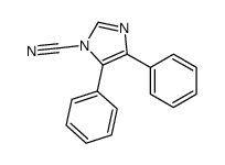 4,5-diphenylimidazole-1-carbonitrile结构式