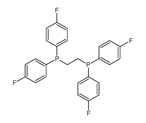 2-bis(4-fluorophenyl)phosphanylethyl-bis(4-fluorophenyl)phosphane结构式