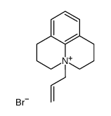 4-allyl-2,3,4,5,6,7-hexahydro-1H-pyrido[3,2,1-ij]quinolin-4-ium bromide结构式