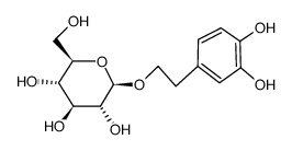 Hydroxytyrosol 1-O-glucoside结构式
