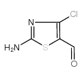2-氨基-4-氯噻唑-5-甲醛结构式