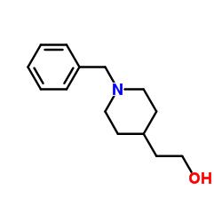 1-苄基-4-(2-羟乙基)哌啶结构式