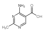 2-甲基-4-氨基嘧啶-5-羧酸结构式