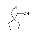 CYCLOPENT-3-ENE-1,1-DIYLDIMETHANOL结构式
