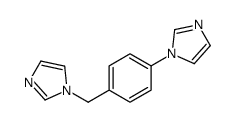 1-[4-(imidazol-1-ylmethyl)phenyl]imidazole结构式