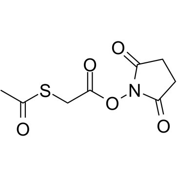 N-丁二酸S-乙酰基巯基乙二醇酯结构式