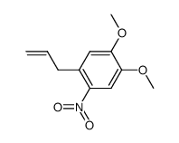 1-allyl-4,5-dimethoxy-2-nitrobenzene结构式