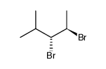 (2RS,3RS)-2,3-dibromo-4-methyl-pentane结构式