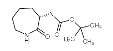 L-(-)-3-N-Boc-氨基-2-氮杂丙酮结构式