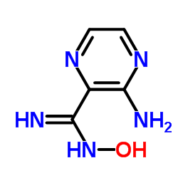 3-氨基-N-羟基-吡嗪羧胺结构式