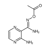 2-aminopyrazine-3-carboxamide O-acetyloxime结构式