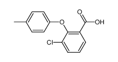 3-chloro-2-(p-tolyloxy)benzoic acid结构式