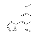 Benzenamine, 4-methoxy-2-(2-oxazolyl)- (9CI)结构式