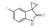5'-Fluorospiro[cyclopropane-1,3'-indolin]-2'-one结构式