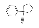 1-苯基-1-氰基环戊烷结构式