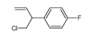 1-(1-chlorobut-3-en-2-yl)-4-fluorobenzene结构式