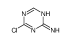 4-氨基-2-氯-1,3,5-三嗪结构式