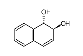 rac反式1,2-二羟基-1,2-二氢萘-d6结构式