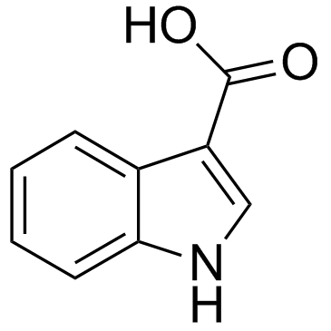 吲哚-3-甲酸结构式