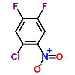 1-Chloro-4,5-difluoro-2-nitrobenzene结构式