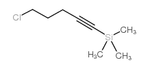 (5-氯-1-戊炔基)三甲基硅烷结构式