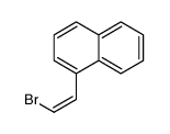 1-(2-bromoethenyl)naphthalene结构式