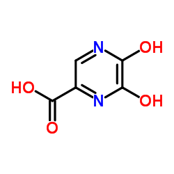 5,6-二羟基吡嗪-2-羧酸结构式