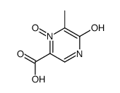 4,5-dihydro-6-methyl-5-oxo-2-pyrazinecarboxylic acid 1-oxide结构式