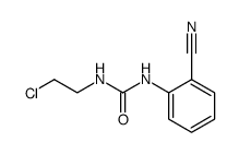 2-[3-(2-cloroethyl)ureido]benzonitrile结构式