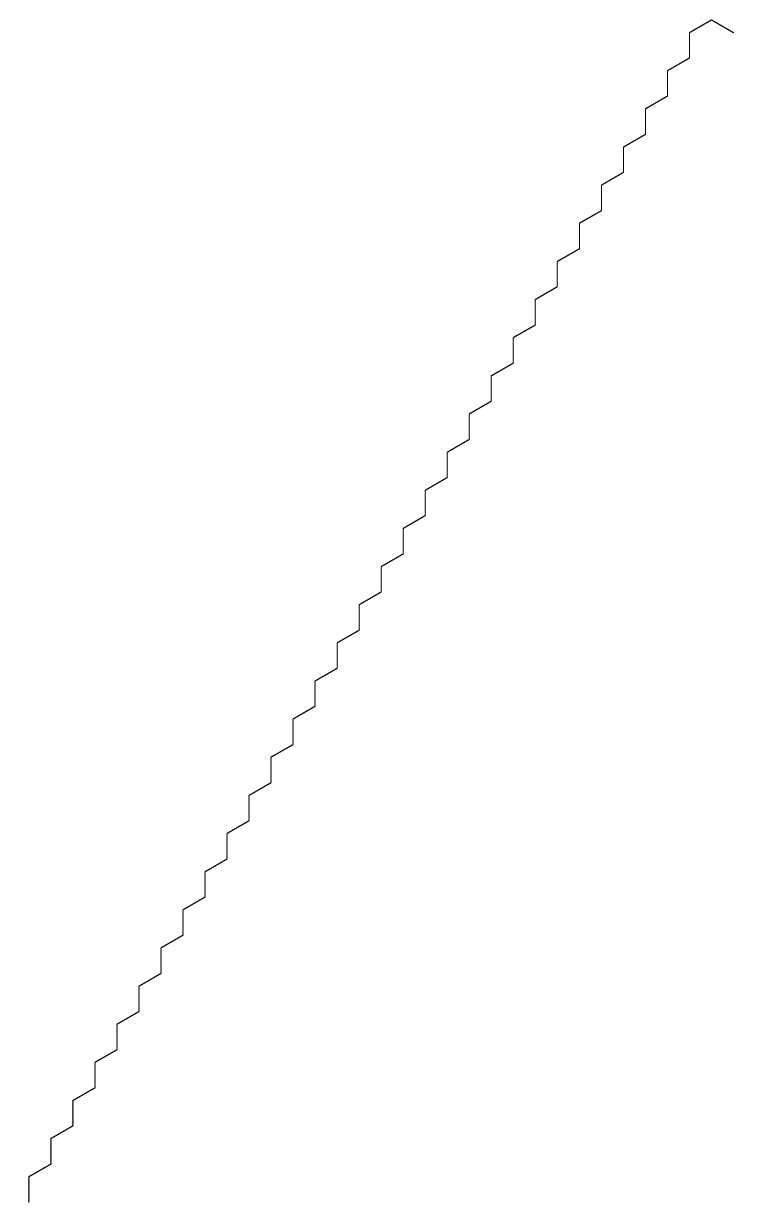 tetrahexacontane结构式