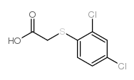 2-(2,4-二氯苯基硫代)乙酸结构式