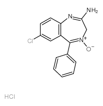 NORCHLORDIAZEPOXIDE结构式