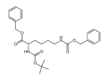 Boc-Lys(Z)-OBzl结构式