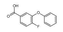 4-fluoro-3-phenoxy benzoic acid结构式