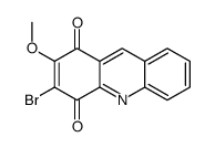 1,4-Acridinedione, 3-bromo-2-methoxy-结构式