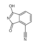 1,3-dioxoisoindole-4-carbonitrile结构式