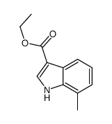 1H-Indole-3-carboxylicacid,7-methyl-,ethylester(9CI)结构式
