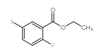2-氟-5-碘苯甲酸乙酯结构式