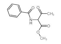 methyl 2-benzamido-3-oxo-butanoate结构式