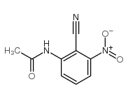 N-(2-氰基-3-硝基苯基)乙酰胺结构式
