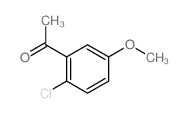 1-(2-chloro-5-methoxy-phenyl)ethanone结构式