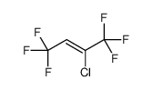 (2E)-2-Chloro-1,1,1,4,4,4-hexafluoro-2-butene结构式