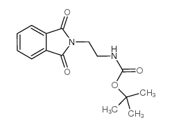 N-1-BOC-2-(1',3'-DIHYDRO-1',3'-DIOXO-2'H-ISOINDOL-2'-YL) ETHYLAMINE结构式