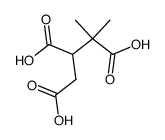 3-methyl-1,2,3-butanetricarboxylic acid结构式