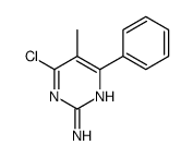 4-chloro-5-methyl-6-phenylpyrimidin-2-amine结构式